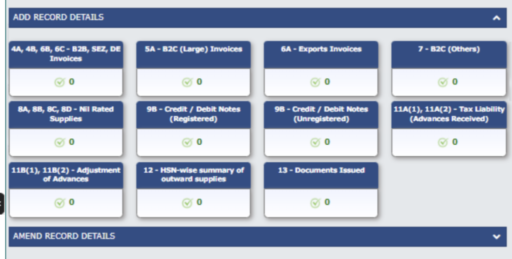 Date Extension notification of GSTR1